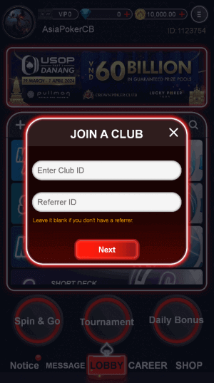 upoker_join_a_club